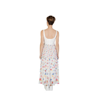 Desigual White Polyester Dress