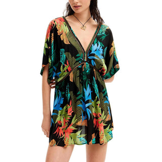 Desigual Black Viscose Dress