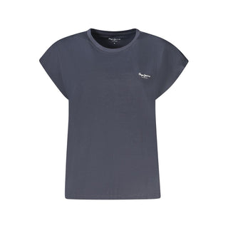 Pepe Jeans Blue Cotton Women T-Shirt