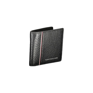 Tommy Hilfiger Black Leather Men Wallet