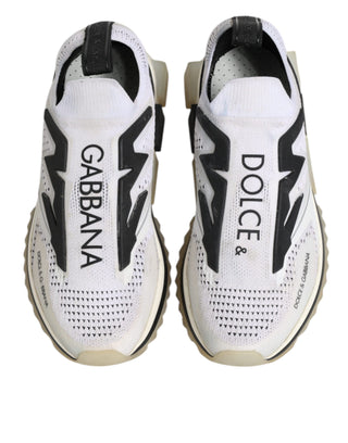 Dolce & Gabbana White SORRENTO Sport Stretch Sneakers Shoes