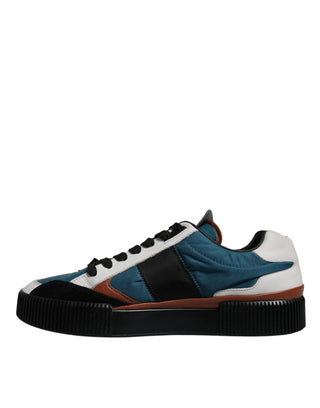 Dolce & Gabbana Multicolor Leather DNA Sneakers Shoes