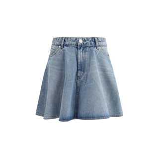 Ami Paris Flared denim Miniskirt