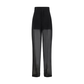 Blumarine Semi-sheer georgette Pants