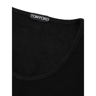 Tom Ford Black Viscose Tops & T-Shirt