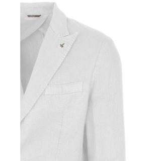 AT.P.CO White Linen Blazer