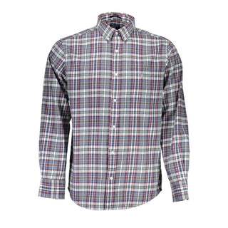 Gant Blue Cotton Men Shirt