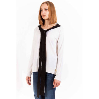 Love Moschino White Wool Women Sweater