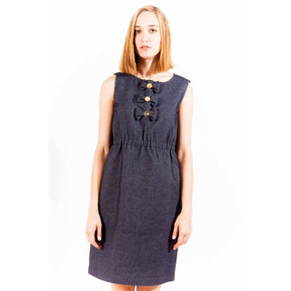 Love Moschino Blue Cotton Women Dress