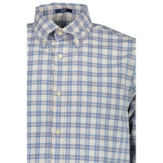 Gant Blue Cotton Men Shirt