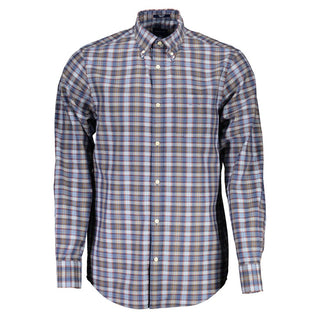 Gant Blue Cotton Men Shirt