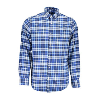 Gant Blue Cotton Men Shirt