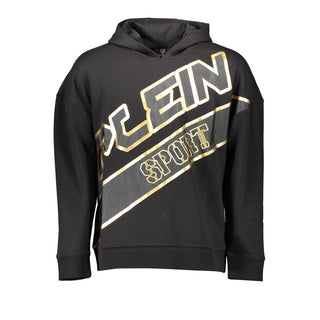 Plein Sport Black Cotton Men Sweater