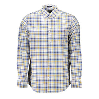 Gant Yellow Cotton Men Shirt