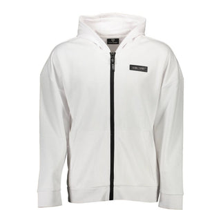 Plein Sport White Cotton Men Sweater