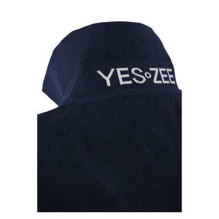 Yes Zee Blue Cotton Men's Polo Shirt