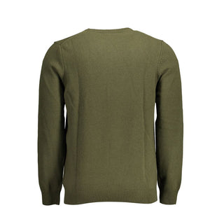 Lyle & Scott Green Wool Men Sweater