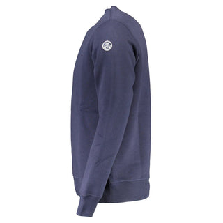 North Sails Blue Cotton Men Sweater