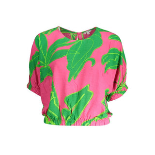 Desigual Pink Viscose Women Top