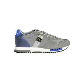 Blauer Gray Leather Men Sneaker