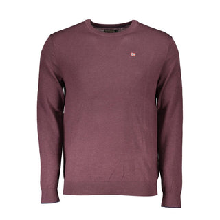 Napapijri Purple Wool Men Sweater