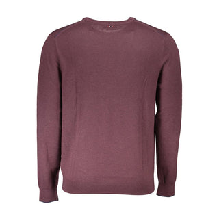 Napapijri Purple Wool Men Sweater