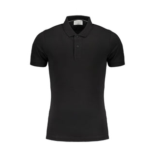 Calvin Klein Black Cotton Polo Shirt