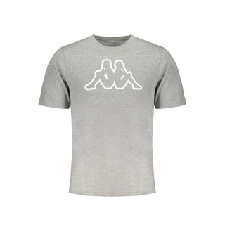 Kappa Gray Cotton T-Shirt