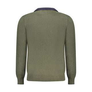 North Sails Green Wool Men Sweater