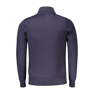 Coveri Moving Blue Viscose Men Sweater