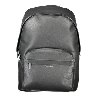 Calvin Klein Black Polyester Men Backpack