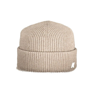 K-WAY Beige Wool Men Cap