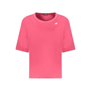 K-WAY Pink Cotton Women Top