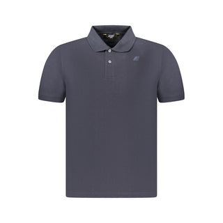 K-WAY Blue Cotton Men Polo Shirt