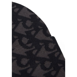 Calvin Klein Jeans Black Recycled Polyester Caps Baseball Hat