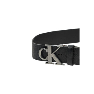 Calvin Klein Jeans Black Leather Belt