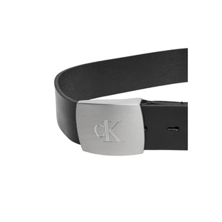 Calvin Klein Jeans Black Leather Belt