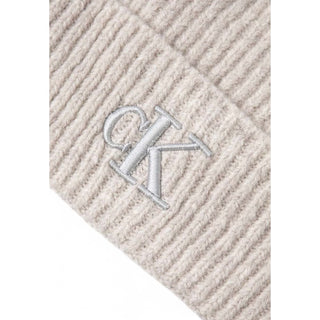 Calvin Klein Gray Marabou Caps Baseball Hat