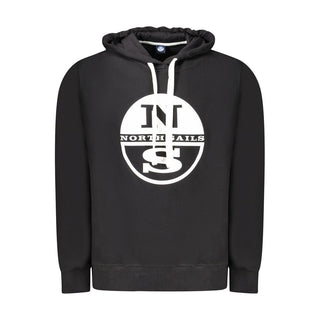 North Sails Black Cotton Men Sweater