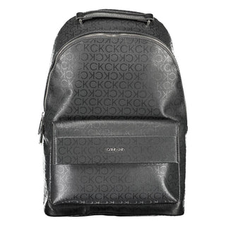 Calvin Klein Black Polyester Men Backpack