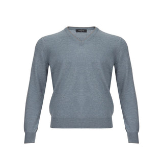 Gran Sasso Elegant Cashmere Sweater in Chic Gray