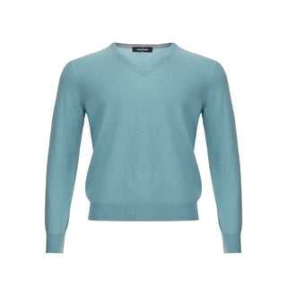 Gran Sasso Turquoise Cashmere Sweater Elegance