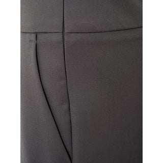 Lardini Chic Gray Wool Trousers for Sophisticated Style