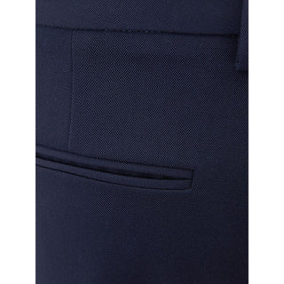 Lardini Elegant Blue Wool Pants for Women