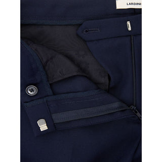 Lardini Elegant Blue Wool Pants for Women