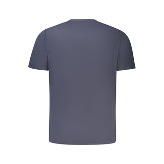 K-WAY Blue Polyester Men T-Shirt