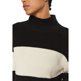 Calvin Klein Jeans Black And White Cotton Sweater