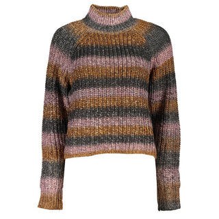 Desigual Chic Turtleneck Sweater with Contrast Details