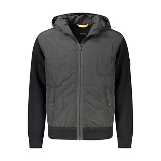 Hugo Boss Black Cotton Men Jacket