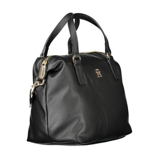 Tommy Hilfiger Black Polyester Women Handbag